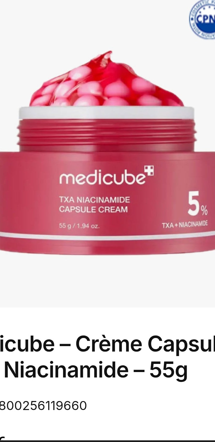 Medicube – Crème Capsule TXA Niacinamide – 55g
