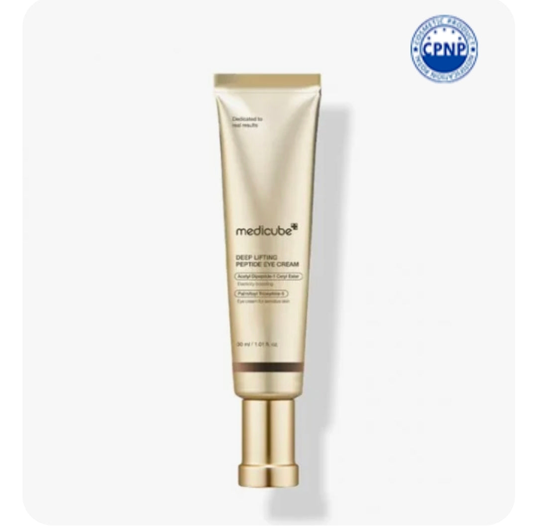 Medicube – Crème contour des yeux liftante aux peptides pour le visage, 30 ml